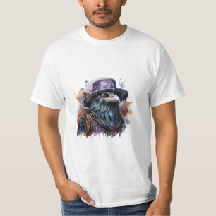 Raven Bird, Assistent für Wasserfarbe T-Shirt