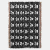 Raven Bird Blanket Spirit Animals Throw Blankes Decke (Vorderseite Vertikal)