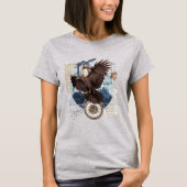 Raven Bird Collage T - Shirt (Vorderseite)