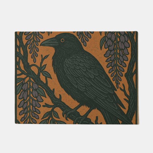 Raven Bird Fußmatte (Vorderseite)