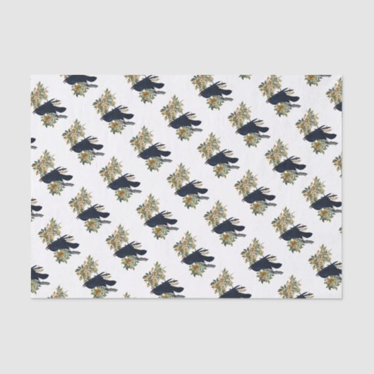 Raven Bird Seidenpapier (Vorderseite)