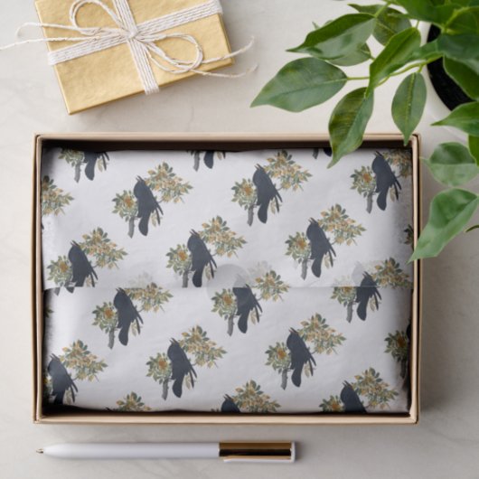 Raven Bird Seidenpapier (Geschenk)