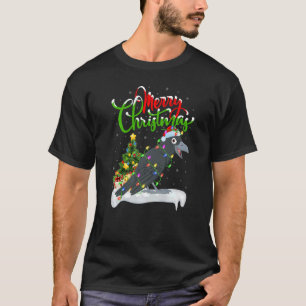 Raven Bird Xmas Dekorationen Weihnachten T-Shirt