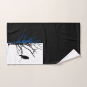 Raven Black Bird Badhandtuch Set (Handtuch)