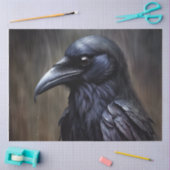 Raven Black Bird Crow Decoupage Paper Seidenpapier (Basteln)