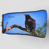 Raven Black Bird Golf Headcover (Vorderseite)
