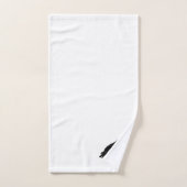 Raven Black Bird Halloween Painting Bath Handtuch Badhandtuch Set (Handtuch)