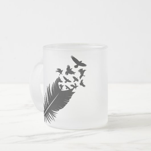Raven, Black Feather Mattglastasse (Vorderseite Links)