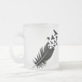 Raven, Black Feather Mattglastasse (Links)