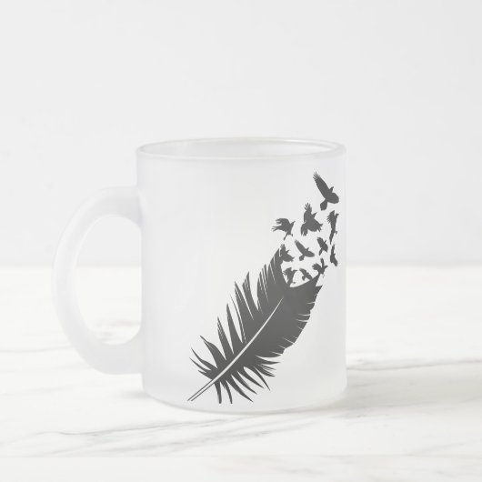 Raven, Black Feather Mattglastasse (Links)