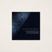 Raven Black Glitzer Geo Heart Hair Clip Display (Rückseite)