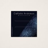 Raven Black Glitzer Geo Heart Hair Clip Display (Vorderseite)