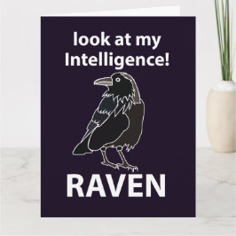 Raven Blick auf meine Intelligenz Raven Karte