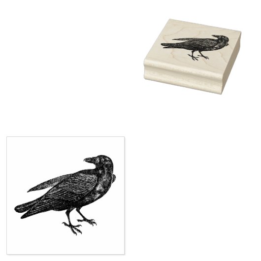 Raven | BRIEFMARKE Gummistempel (Stempel)