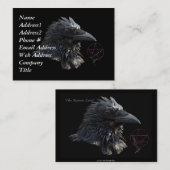 Raven Business Card Visitenkarte (Vorne/Hinten)