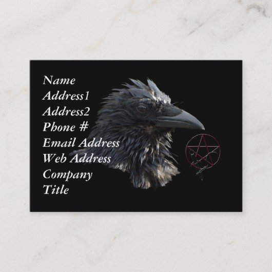 Raven Business Card Visitenkarte (Vorderseite)