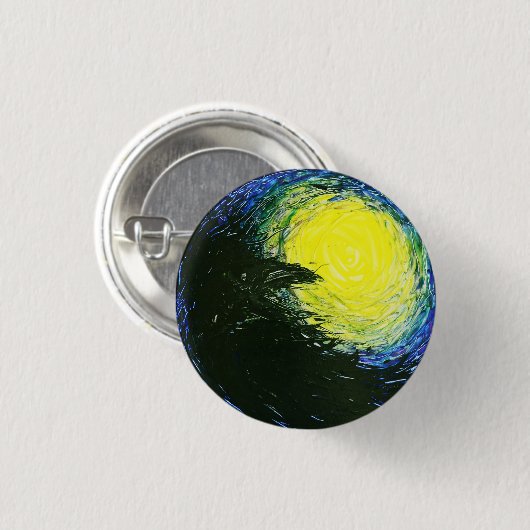 Raven Button (Vorne & Hinten)