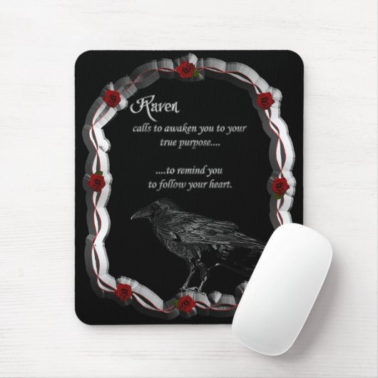 Raven Calling Mousepad (Mit Mouse)