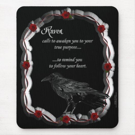 Raven Calling Mousepad (Vorne)