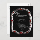 Raven Calling Postkarte (Vorne/Hinten)