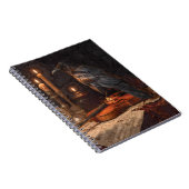 Raven Candlelight Violin-Notebook Notizblock (Rechte Seite)