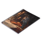 Raven Candlelight Violin-Notebook Notizblock (Linke Seite)