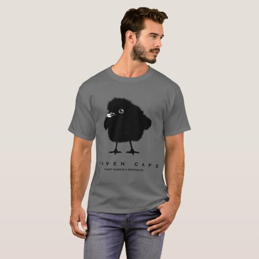 Raven Chick Oversized T-Shirt (Vorne ganz)
