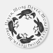 Raven Circle Magnet (Vorne)