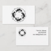 Raven Circle nie gothischer Visitenkarte (Vorne/Hinten)