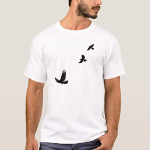Raven & Common Grackles Birdlovers Geschenk T-Shirt