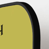 Raven Creepy Crow Bright Gothic Tinte Art Name Pickleball Schläger (Linke Seite)