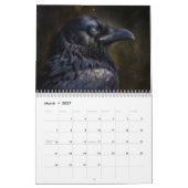 Raven Crow Calendar 2025 Kalender (Mär 2027)