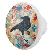 Raven Crow Knob Keramikknauf (Rechts)