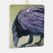 Raven Crow Lovers Keramikornament (Rechts)