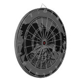Raven Dartboard Cool Tribal Raven Art Dartboard Dartscheibe (Vorderseite Links)