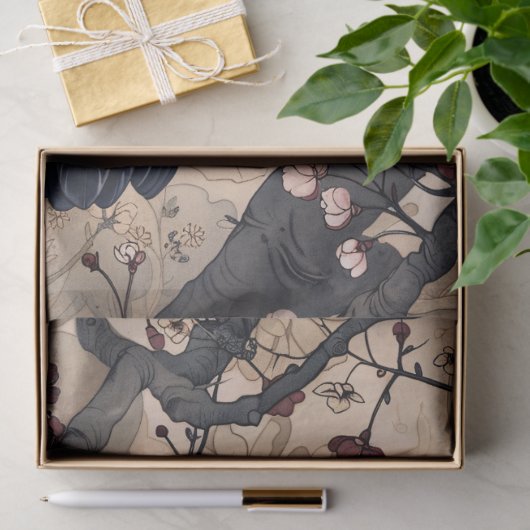 Raven Decoupage Tissue Paper für Möbel Seidenpapier (Geschenk)