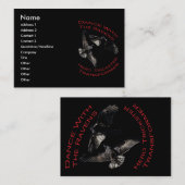 Raven den Transformator Visitenkarte (Vorne/Hinten)