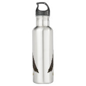 Raven Edelstahlflasche (Rückseite)