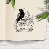 Raven Ex libris Permastempel