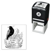 Raven Ex libris Permastempel (Beispiel)