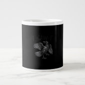 Raven F-Caw-F Funny Raven Quote Jumbo-Tasse (Vorderseite)