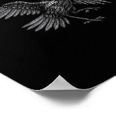 Raven F-Caw-F Funny Raven Quote Poster (Ecke)