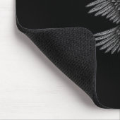 Raven F-Caw-F Lustiger Rabe Zitat Mousepad (Ecke)