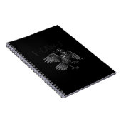 Raven F-Caw-F Lustiger Rabe Zitat Notizblock (Rechte Seite)