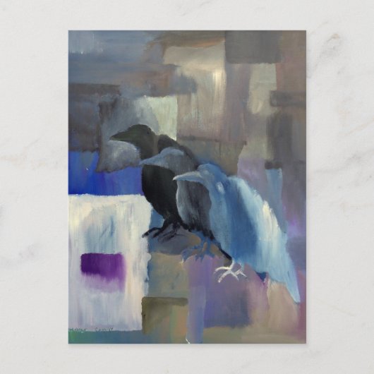 Raven Family Postkarte (Vorderseite)