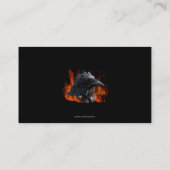 Raven Flames Business Card Visitenkarte (Rückseite)