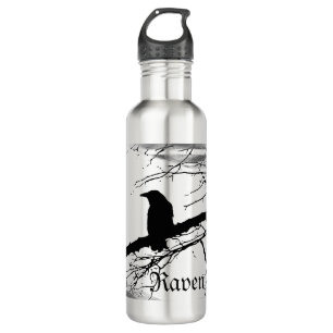 Raven Flasche von Alexandra Cook Edelstahlflasche