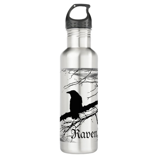 Raven Flasche von Alexandra Cook Edelstahlflasche (Vorderseite)