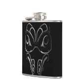 Raven Flask Custom Raven / Crow Art Drink Flask Flachmann (Links)