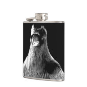 Raven Flask Custom Spirit Animal Raven Drink Flask Flachmann (Links)